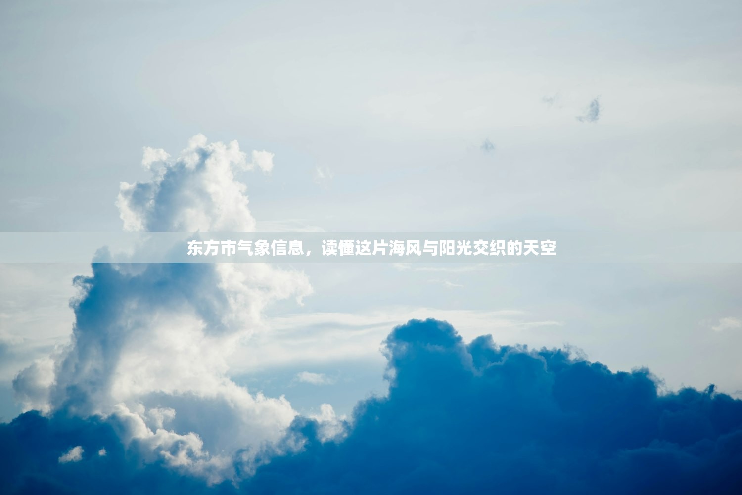 东方市气象信息，读懂这片海风与阳光交织的天空